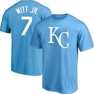 PROFILE Men's Fanatics Bobby Witt Jr. Royal Kansas City Royals Big & Tall Name & Number T-Shirt