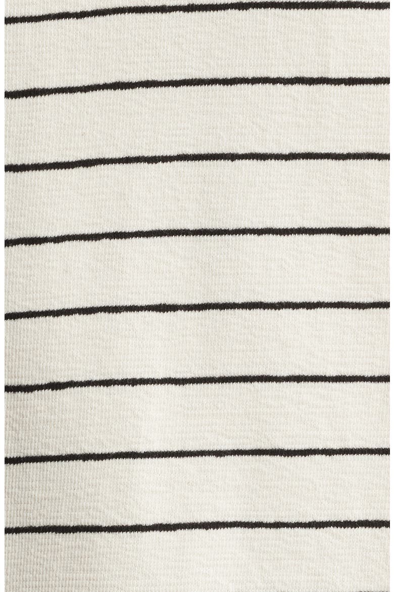 Stripe Relaxed T-Shirt, Alternate, color, NATURAL/ BLACK
