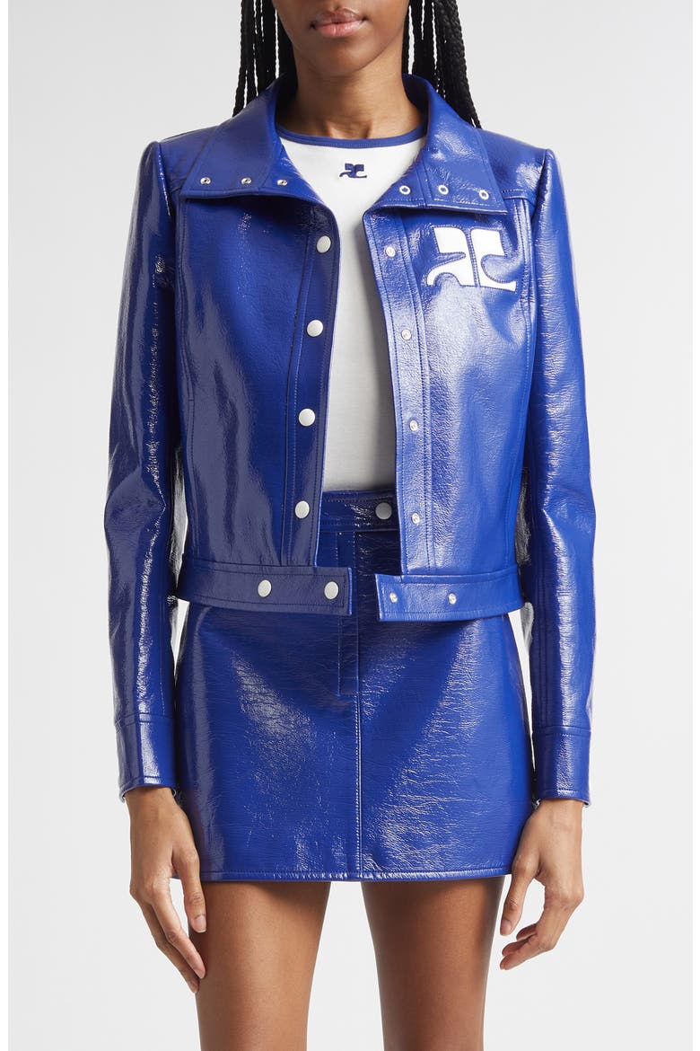 Re-Edition Vinyl Jacket, Main, color, MINERAL BLUE