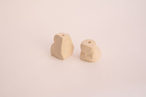 Dune Brooklyn Monolith Candle Holders in Cream  product