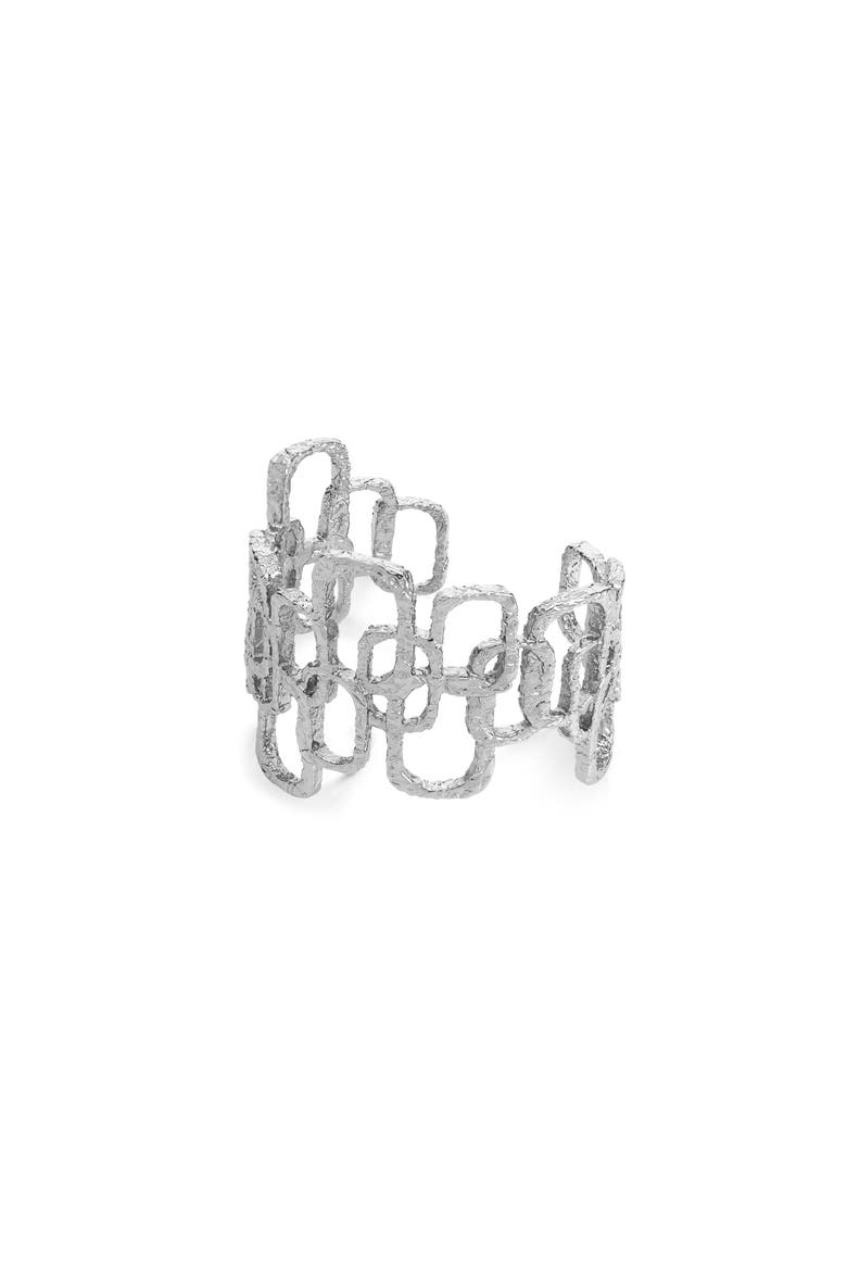 Roman Arc Bracelet, Main, color, Silver