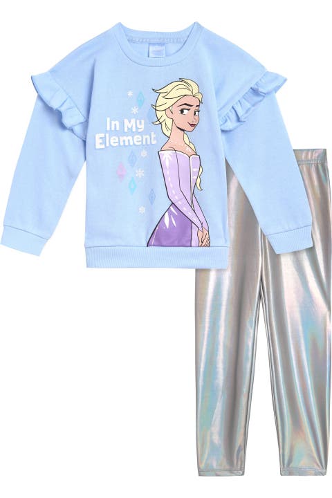 Frozen Queen Elsa Fleece Sweatshirt and Leggings Set