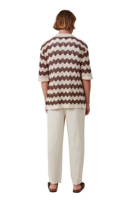COTTON ON LINEN PLEAT PANT 