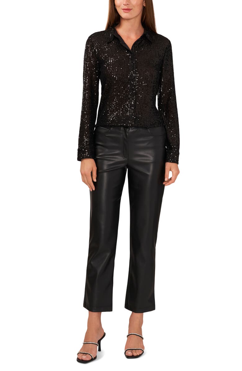 Halogen<sup>®</sup> Sequin Shirt, Alternate, color,