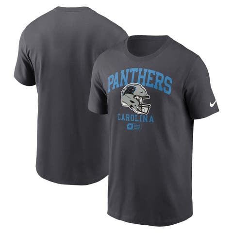 Men
s Nike Anthracite Carolina Panthers Helmet Essential T-Shirt