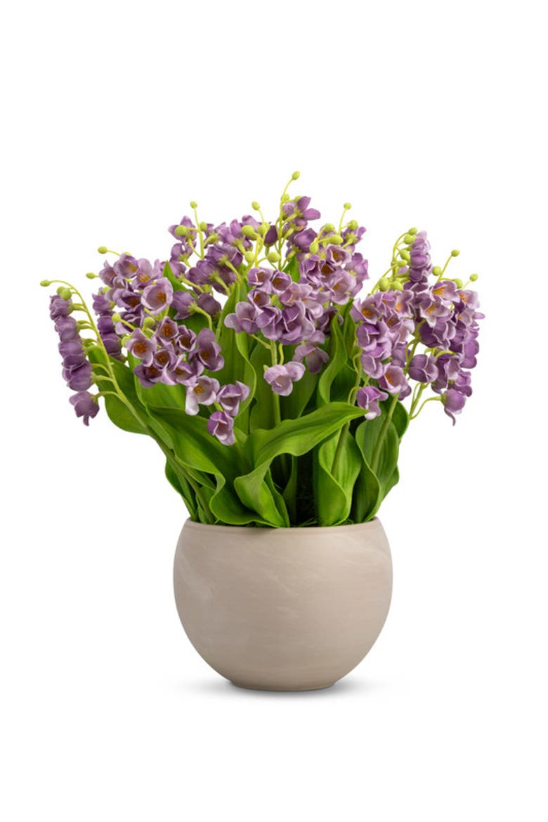Cora RealTouch Muguet Arrangement, Main, color, Periwinkle