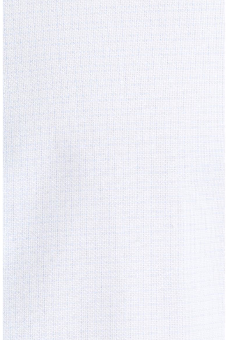 Trim Fit Check Premium Non-Iron Cotton Dress Shirt, Alternate, color, WHITE HARRISON CHECK