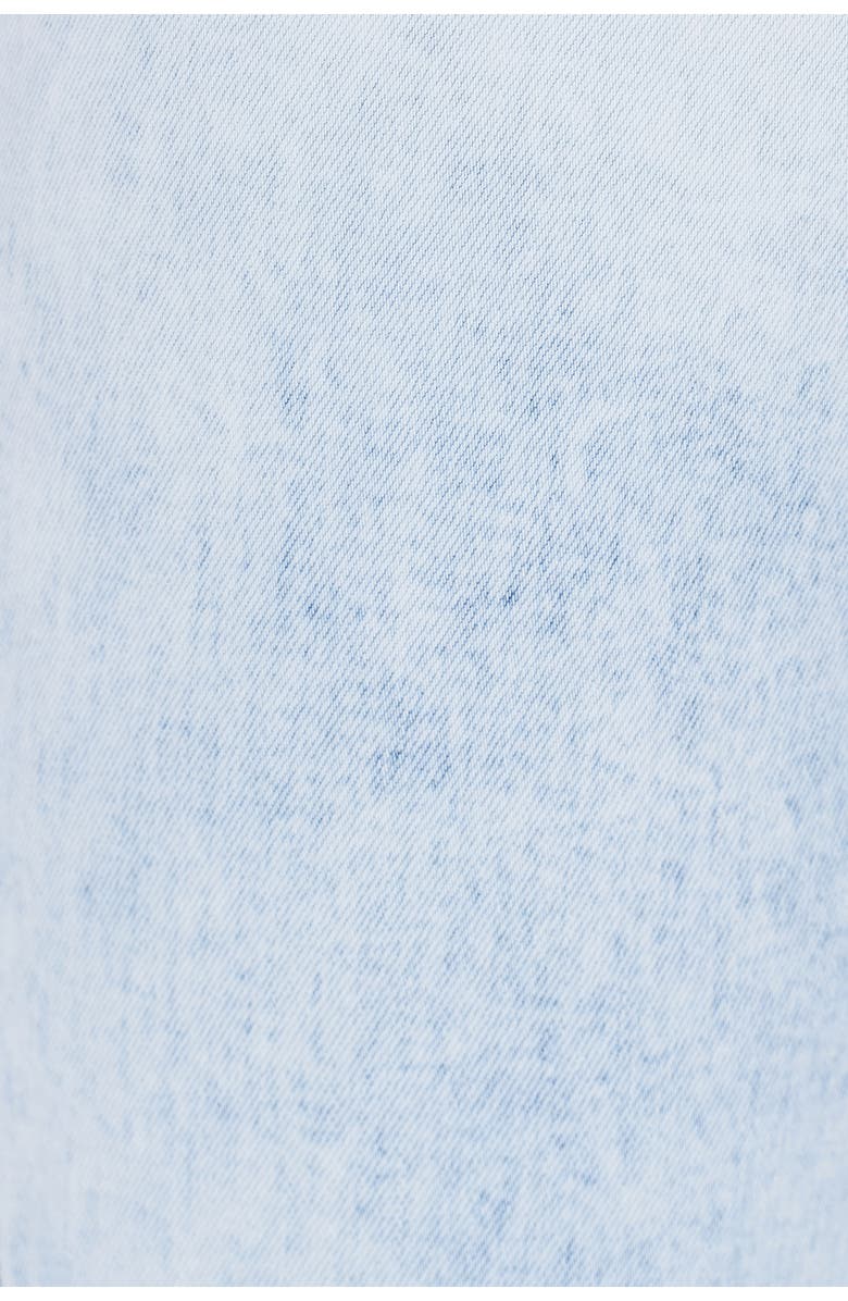 Bayeas High Waist Raw Hem Side Slit Bootcut Jeans, Alternate, color, Light Blue