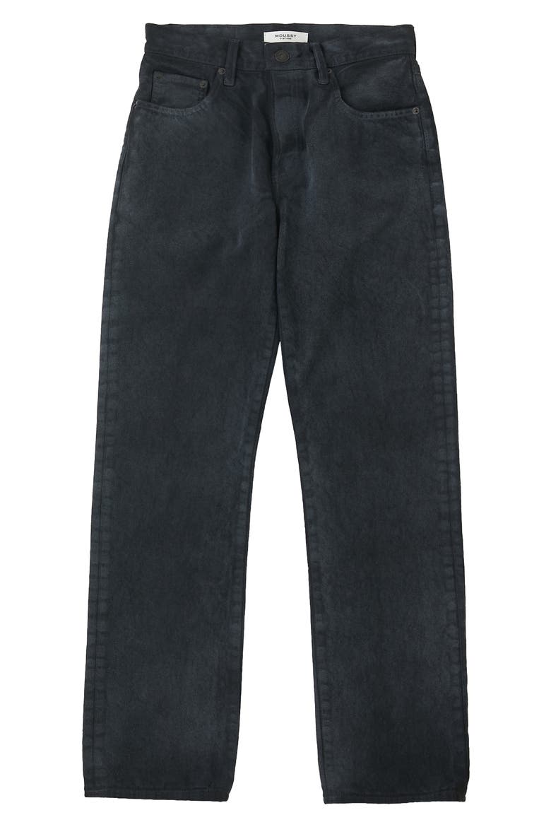 Banning Ankle Straight Leg Jeans, Alternate, color, BLACK