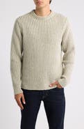 Schott NYC Two-Tone Crewneck Sweater