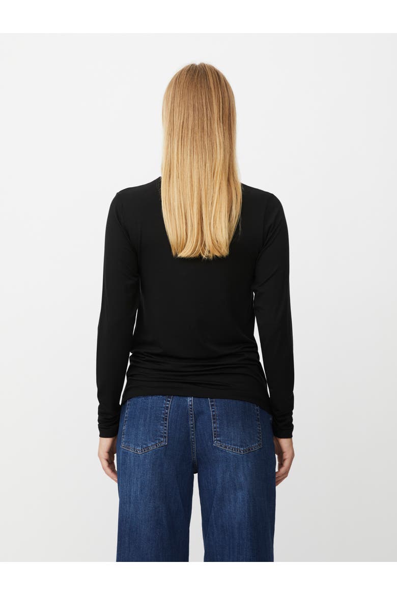 Mabrooklyn Roll Neck Top, Alternate, color, Black