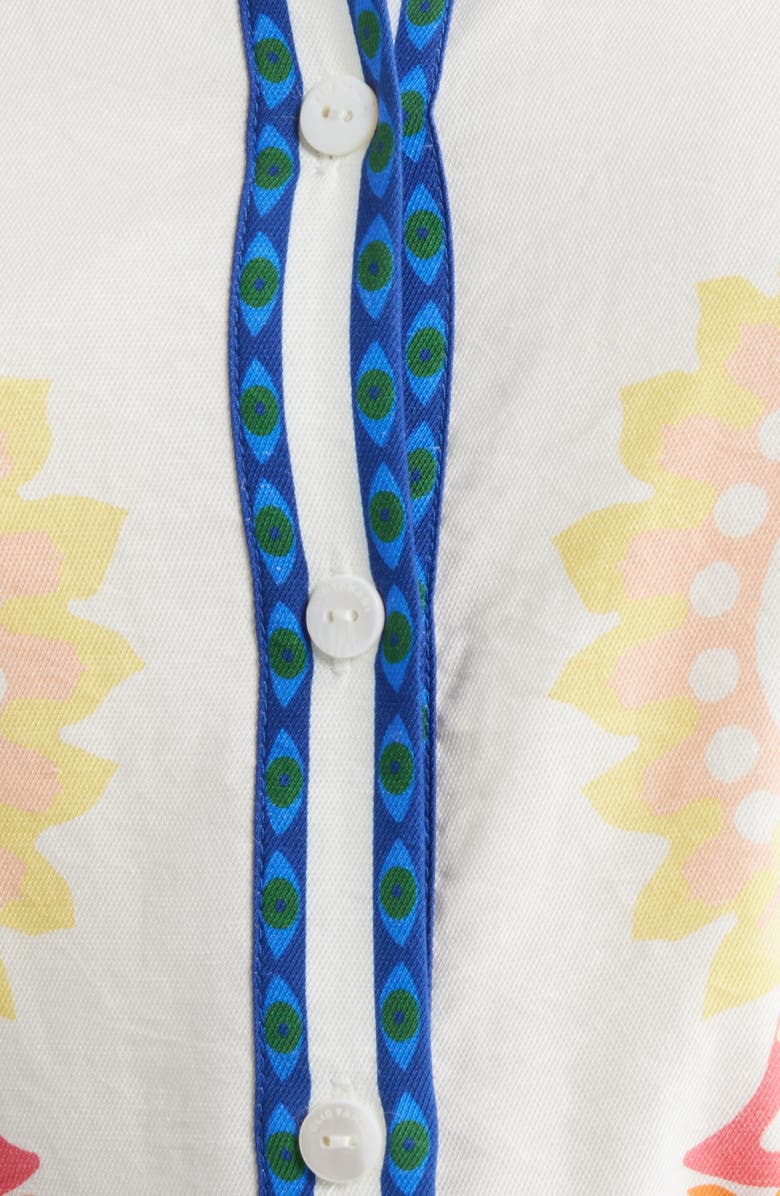 Elie Tahari The Ester Belt Long Sleeve Shirtdress, Alternate, color, Celestial Paisley