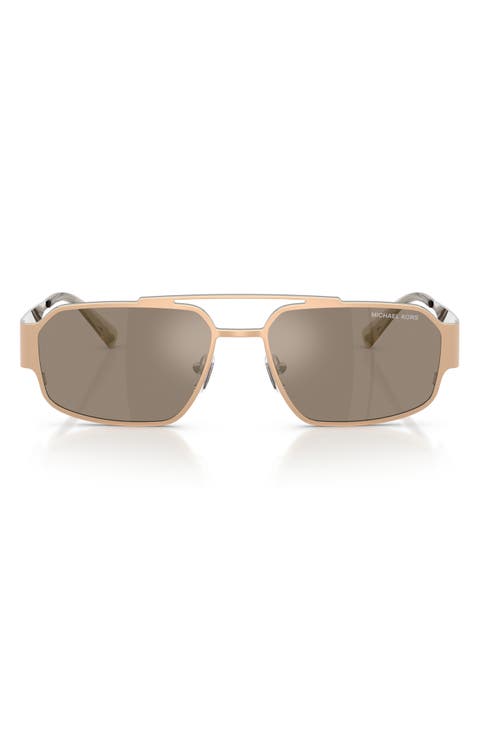 Cape Town 58mm Rectangular Sunglasses