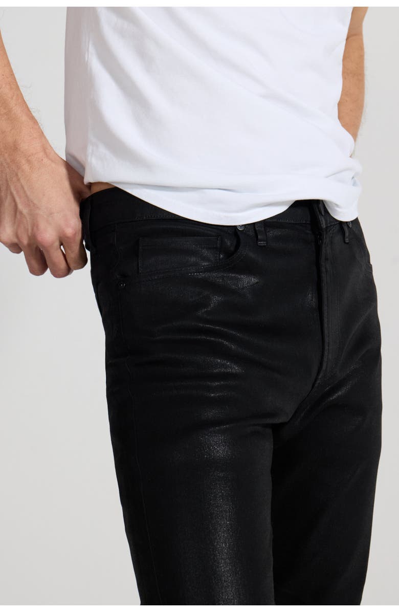 Monfrère Greyson Jeans, Alternate, color, Coated Noir