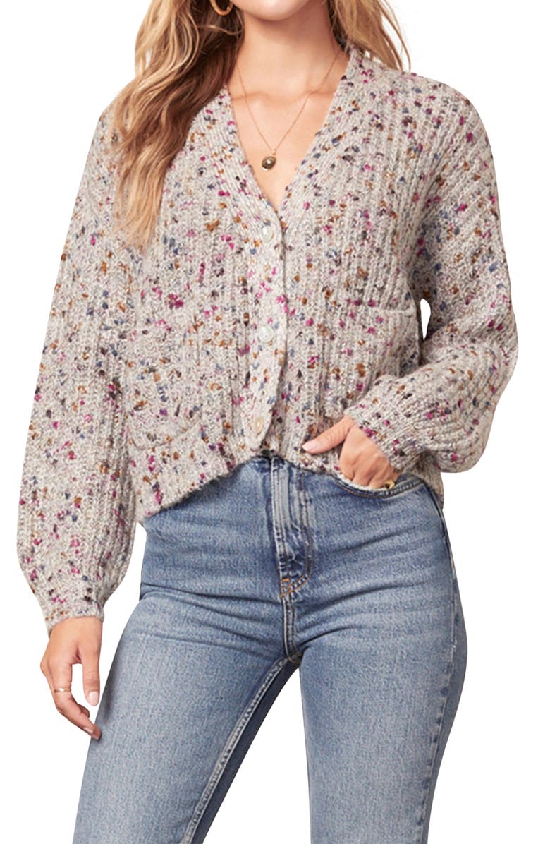 cupcakes and cashmere Carlisle Crop Cardigan, Main, color,