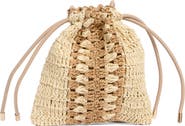 Collection XIIX Straw Bucket Bag