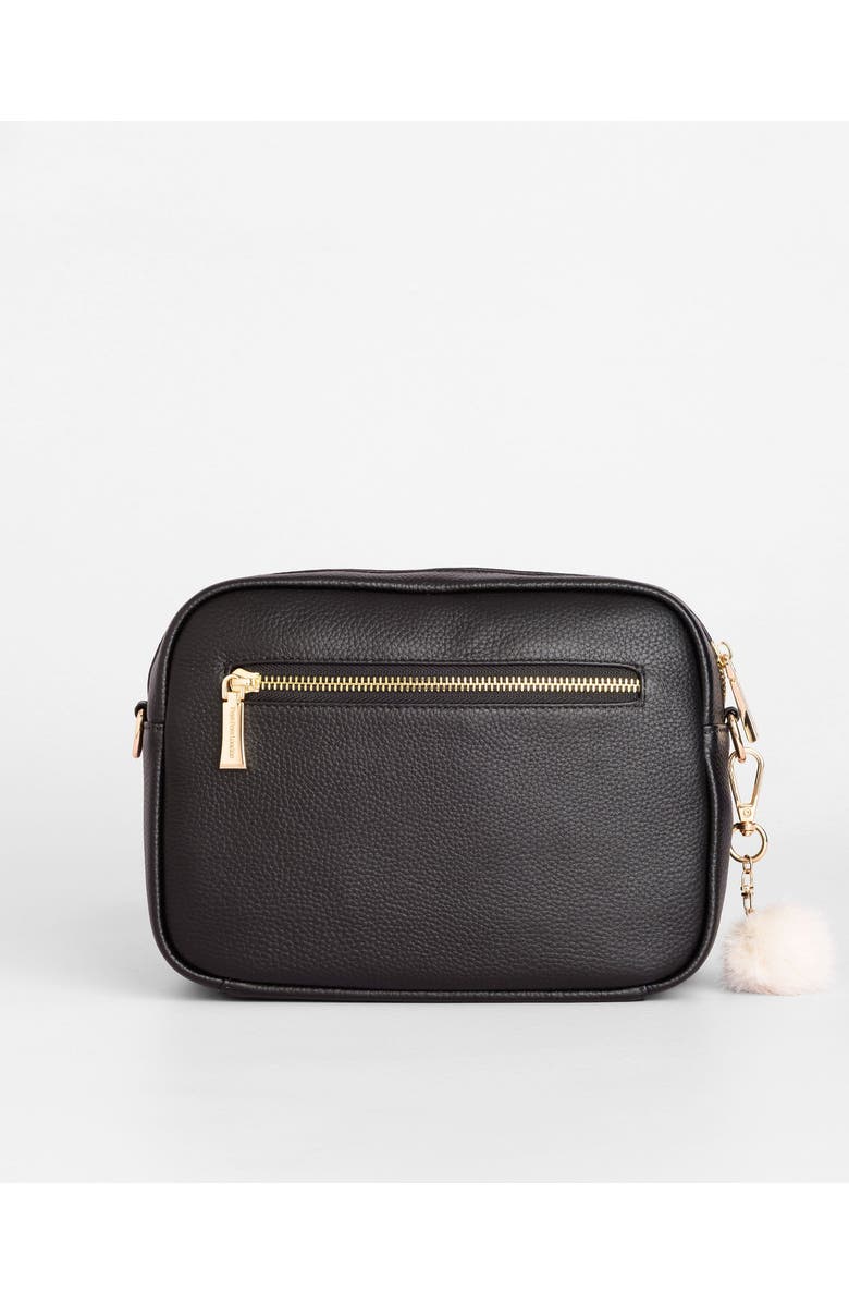Pom Pom London Original Plus Crossbody Bag, Alternate, color, Black