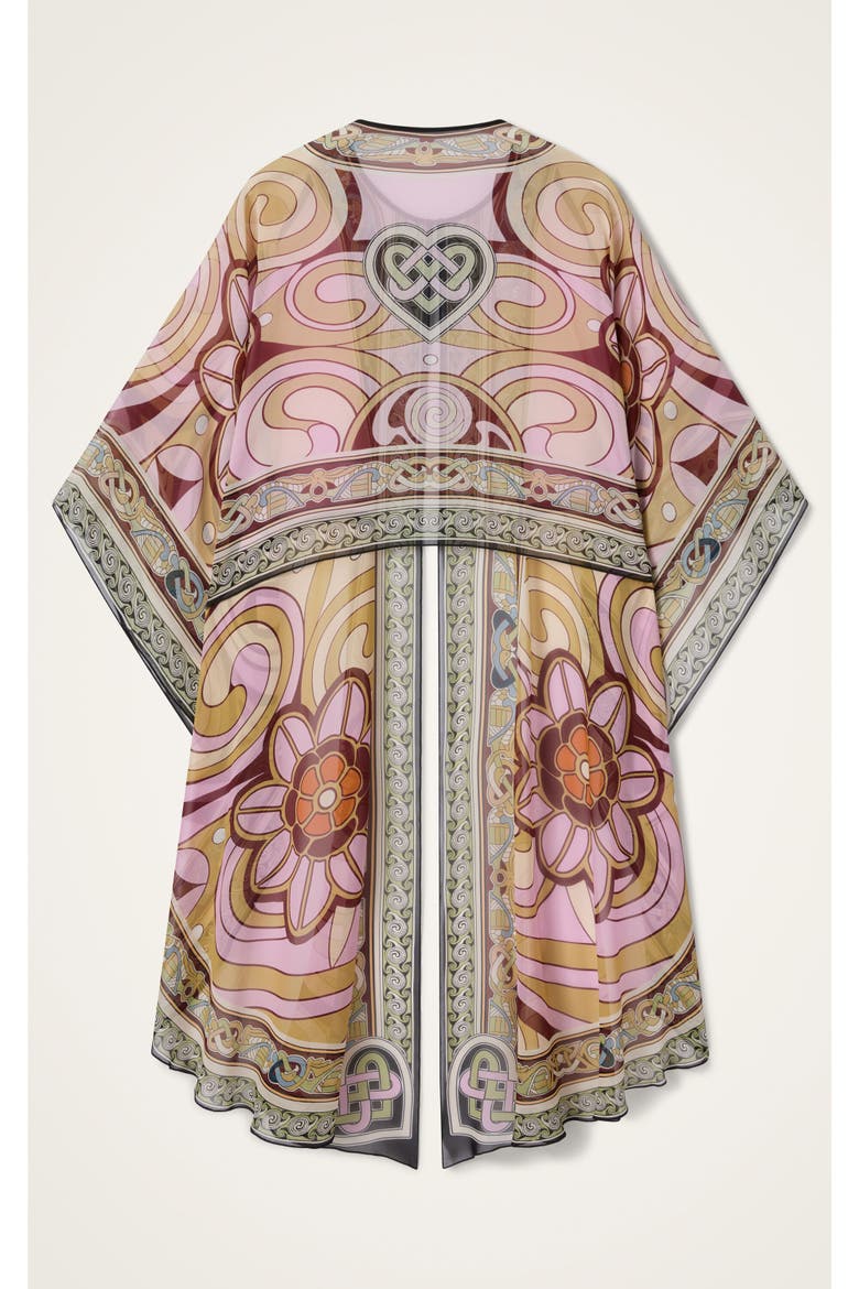 Maria Cape, Alternate, color, Kells Placée Pink