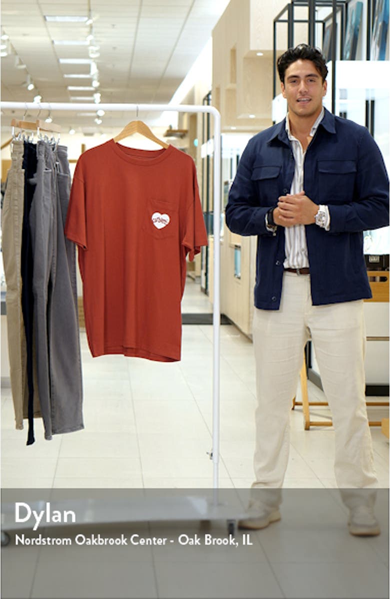 Amour Pocket Jersey Graphic T-Shirt, sales video thumbnail