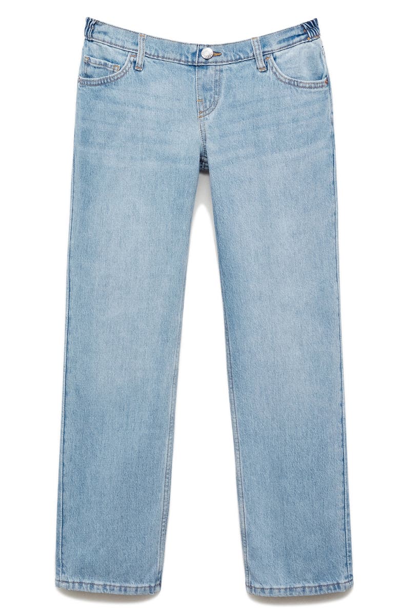 MANGO Straight Leg Maternity Jeans, Main, color, 