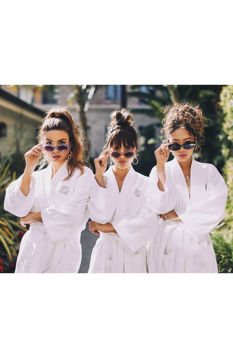 QUAY Australia See Me Smile 50mm Cat Eye Sunglasses, Alternate, color, 