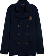 Dolce&Gabbana Double Breasted Wool Sweater Jacket