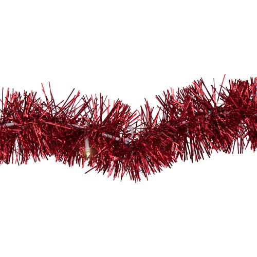 Northlight Led Lighted Tinsel Heart Valentine's Day Window Silhouette In Red