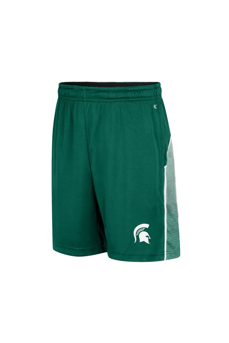 Youth Colosseum Green Michigan State Spartans Max Shorts, Alternate, color, Green