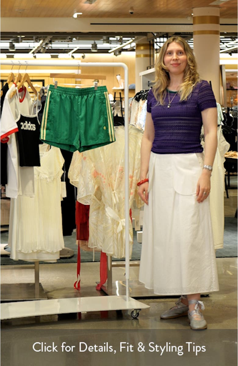 3-Stripes Pinstripe Satin Shorts, sales video thumbnail