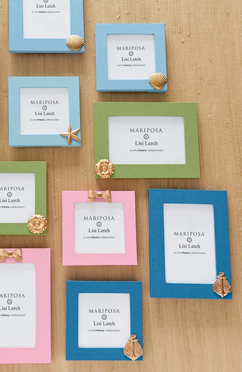 Mariposa Anchor Blue 4 X 6-inch Picture Frame In Blue