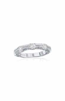 Cubic Zirconia Wire Design Ring