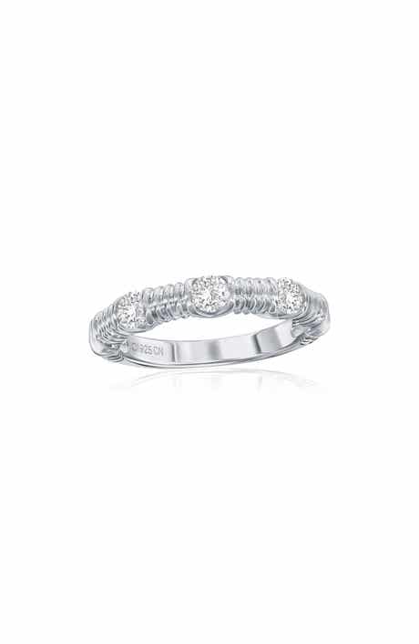 Cubic Zirconia Wire Design Ring