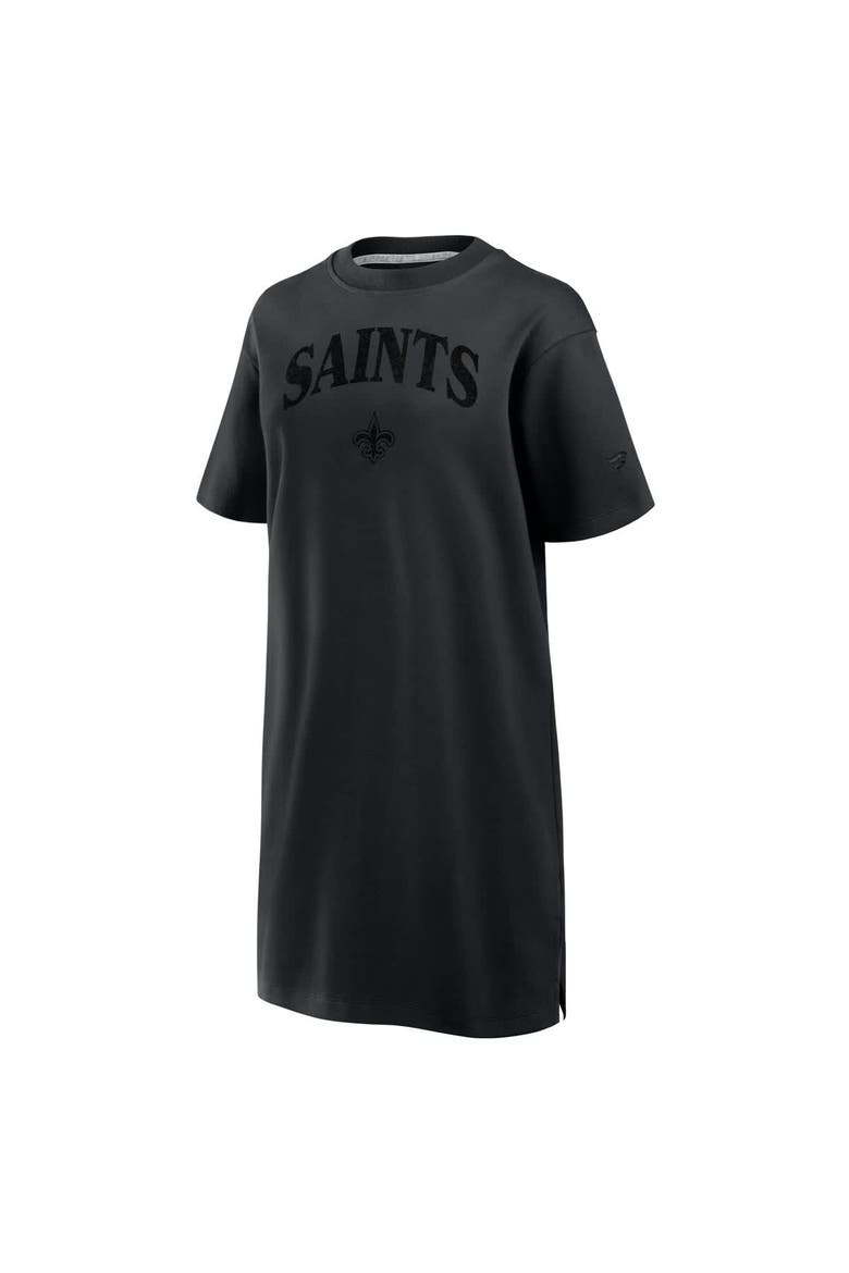 Women's Fanatics Black New Orleans Saints Elements Go Tri-Blend Dress, Alternate, color, Black