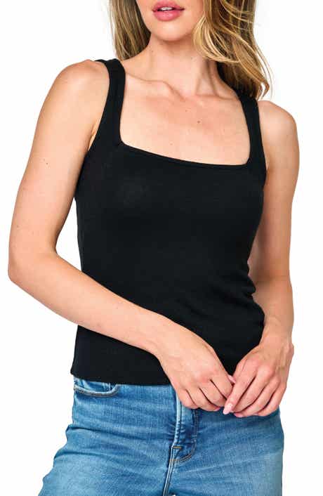 Square Neck Sweater Tank