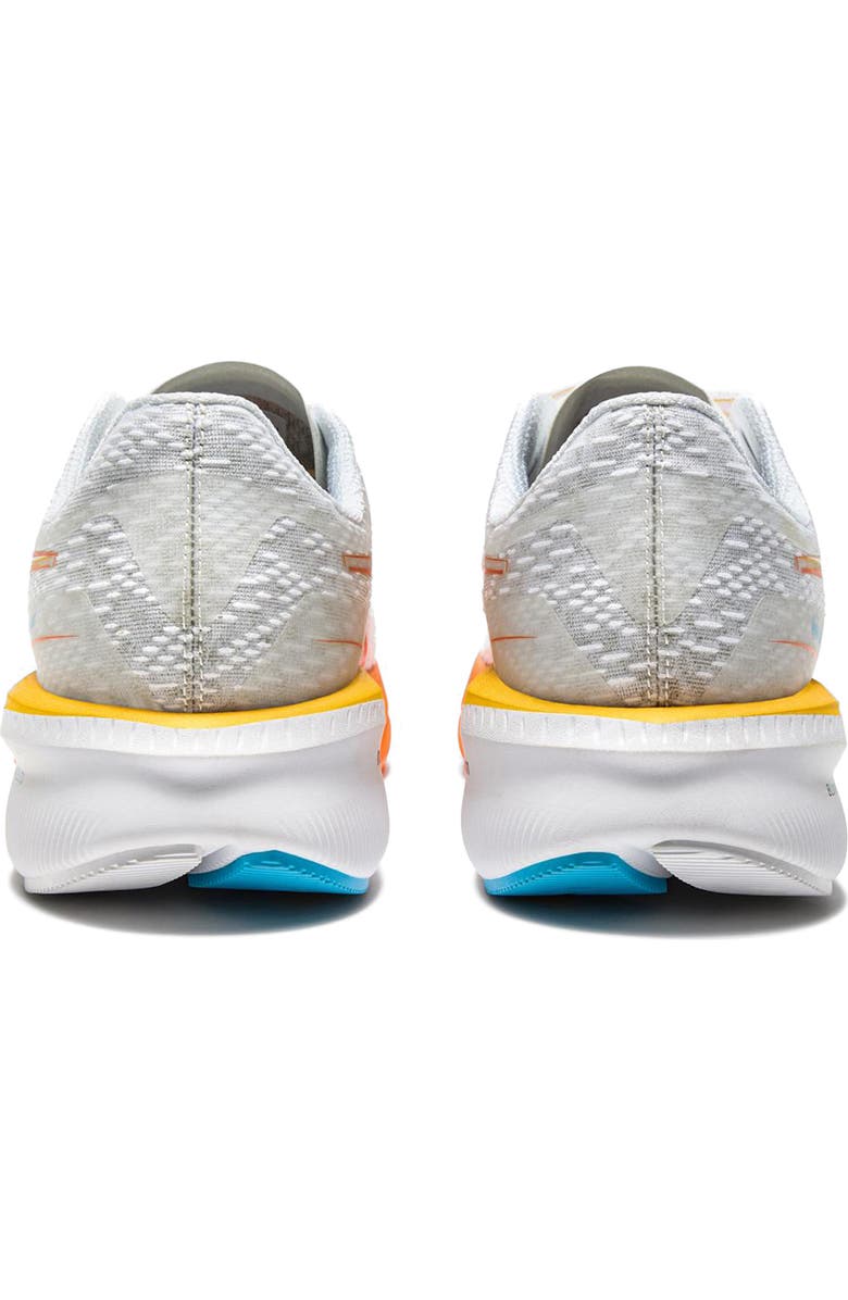 Diadora Mythos Blushield Volo 5 Sneaker, Alternate, color, White/ Nectarine/ Lemon Chrome