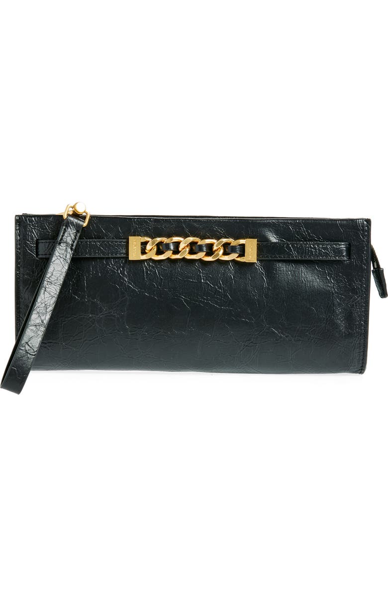 Rebecca Minkoff Curb Link Wristlet Clutch, Main, color,
