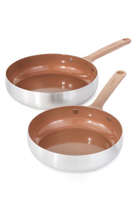 Belly Tri-Ply Stainless Steel 2-Piece Fry Pan Set