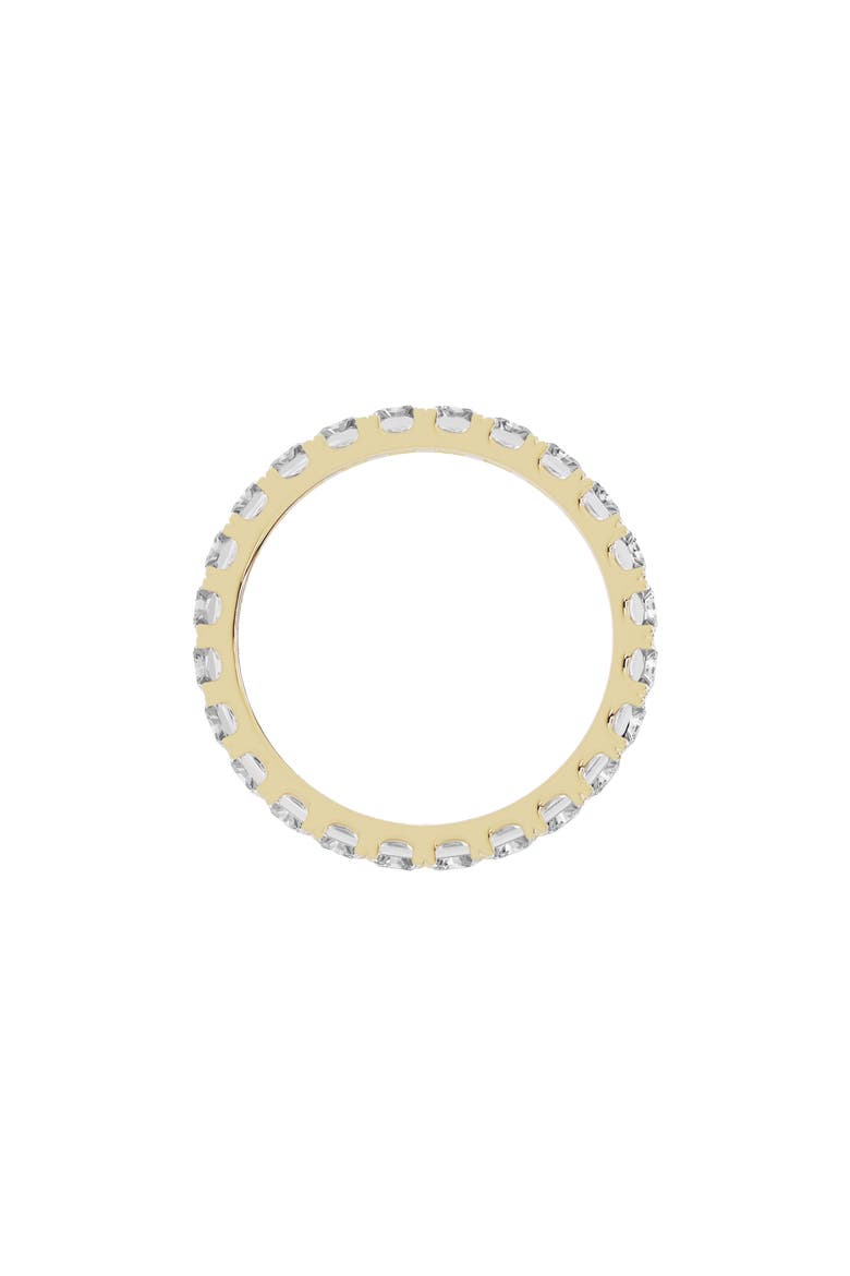 18K Gold Emerald Cut Lab Created Diamond Eternity Ring - 3.12 ctw (Nordstrom Exclusive), Alternate, color, 18K YELLOW GOLD
