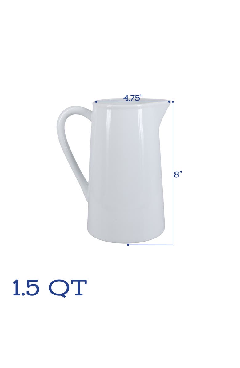 BIA Cordon Bleu 2-Piece Porcelain Pitcher Set, Alternate, color, White