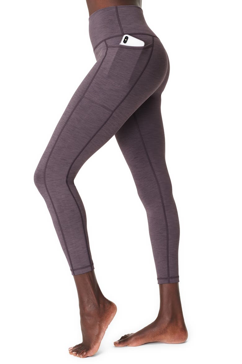 Super Sculpt Pocket 7/8 Yoga Leggings, Alternate, color, FIG PURPLE