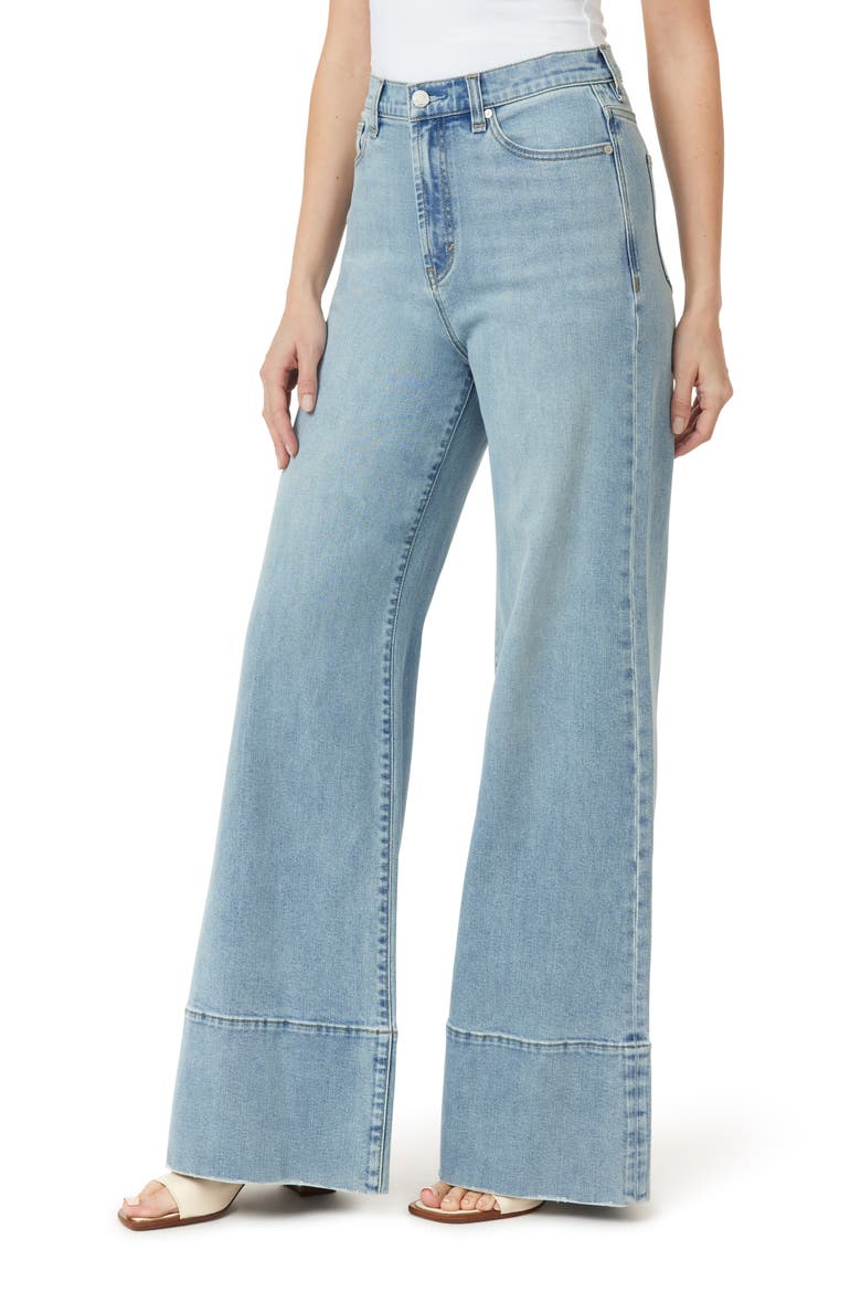 Emerson High Waist Relaxed Flare Jeans, Alternate, color, AIRE