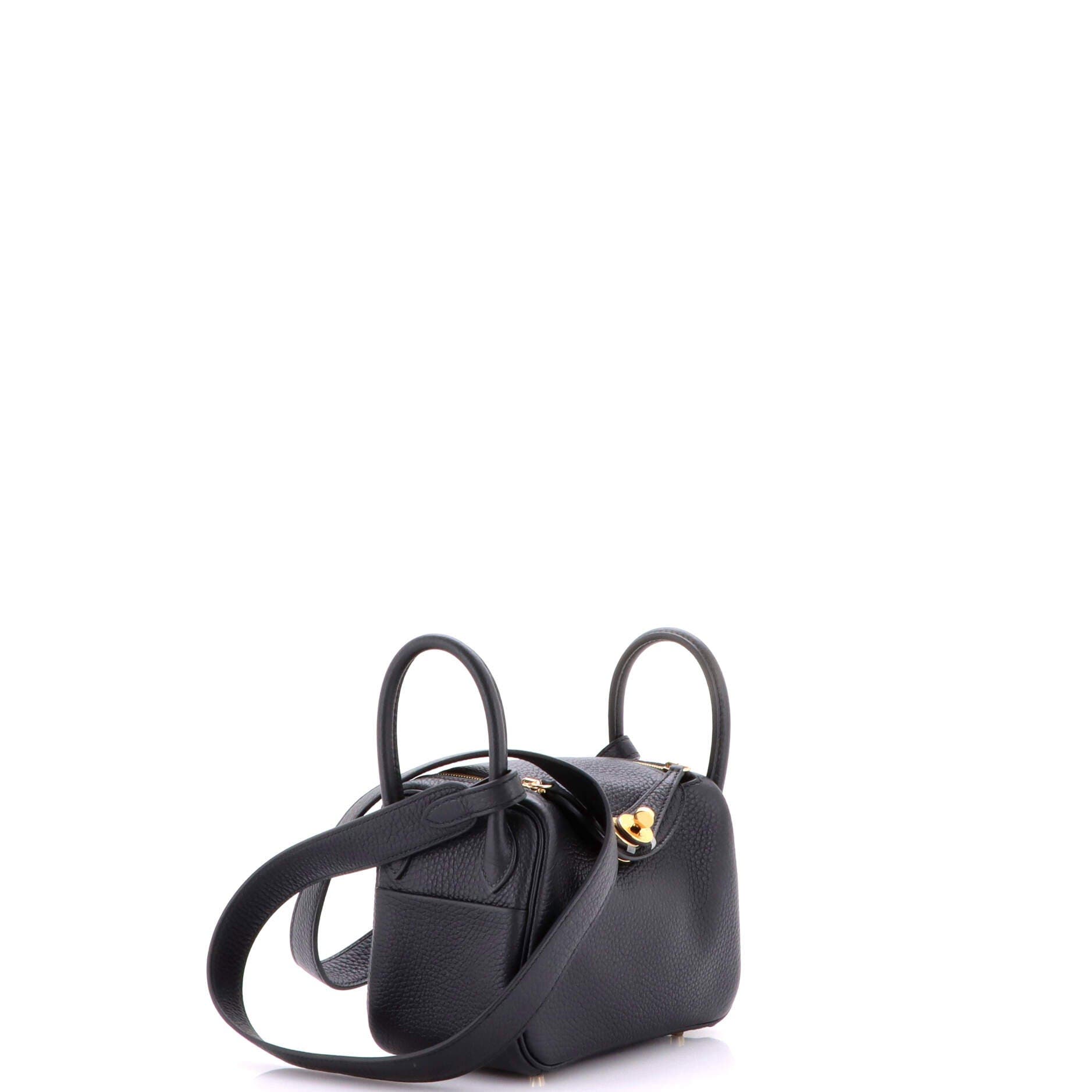 Lindy Bag Clemence Mini, Alternate, color, Noir