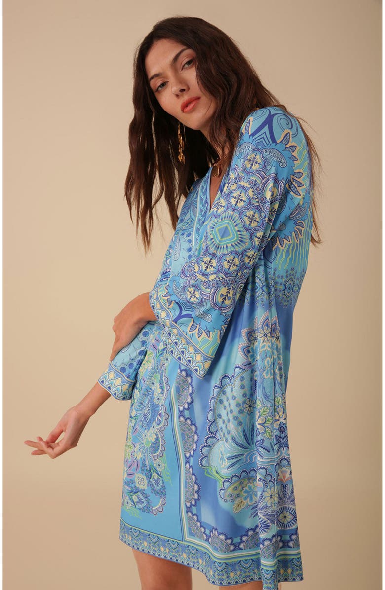 Hale Bob Juniper Jersey Dress Beaded, Alternate, color, 