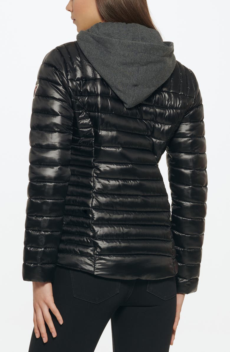 GUESS Packable Water Resistant Puffer Jacket, Alternate, color,