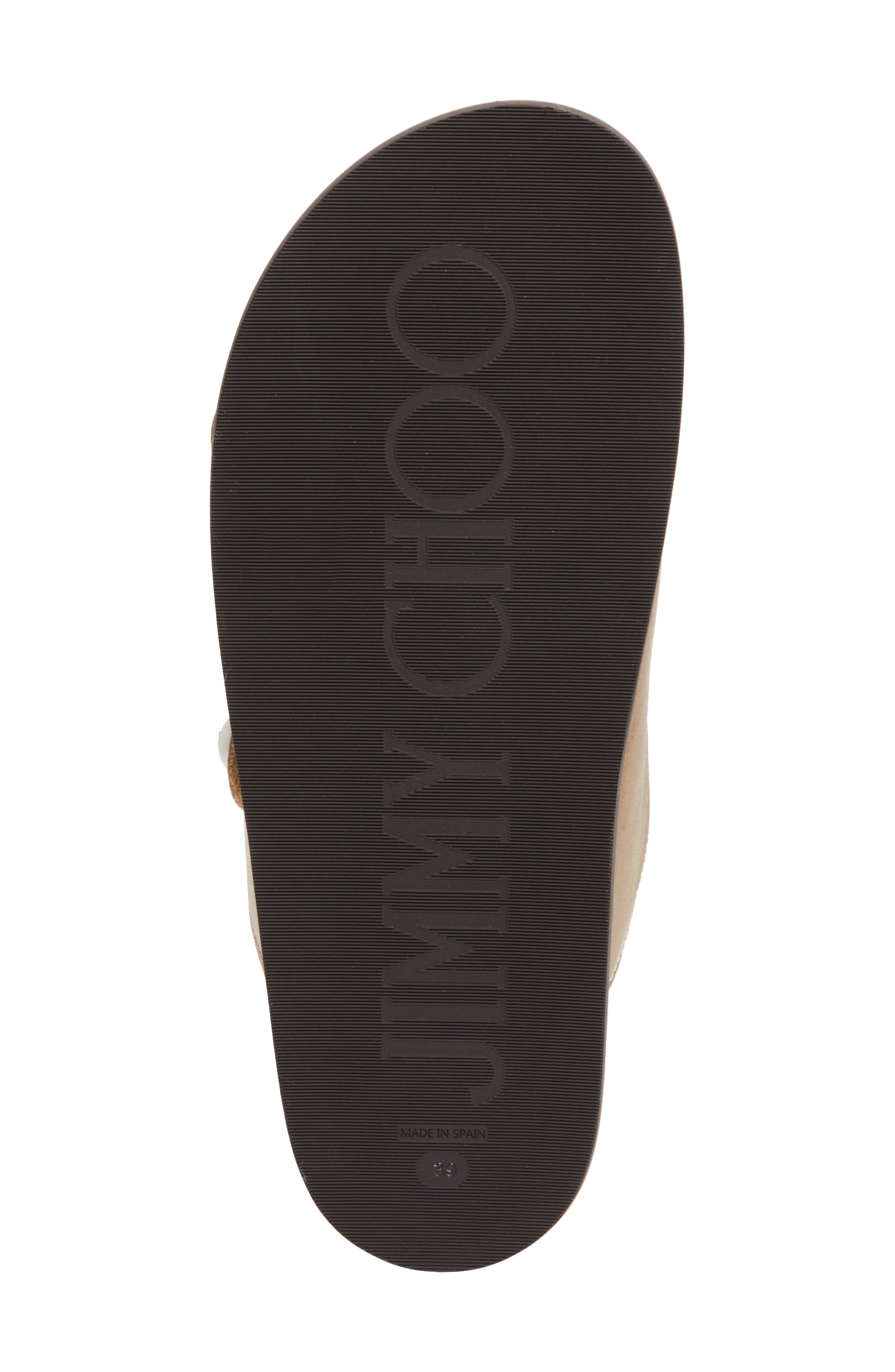 Jimmy Choo Fayence Slide Sandal, Alternate, color, Gold