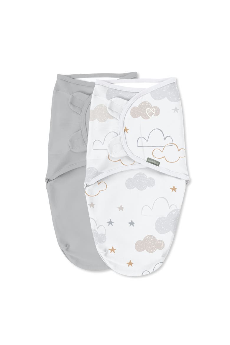 SwaddleMe by Ingenuity Original Swaddle for Baby, Main, color, Space & Clouds