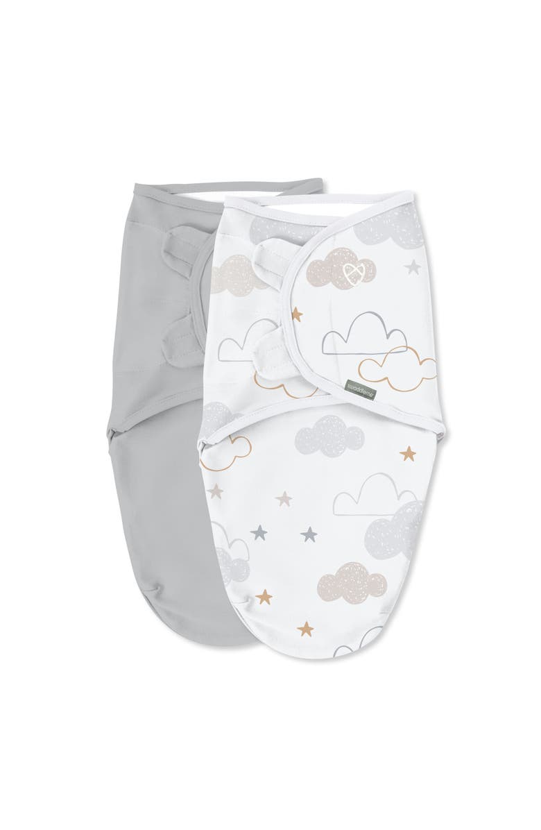 INGENUITY SwaddleMe by Ingenuity Original Swaddle for Baby, Main, color, Space & Clouds