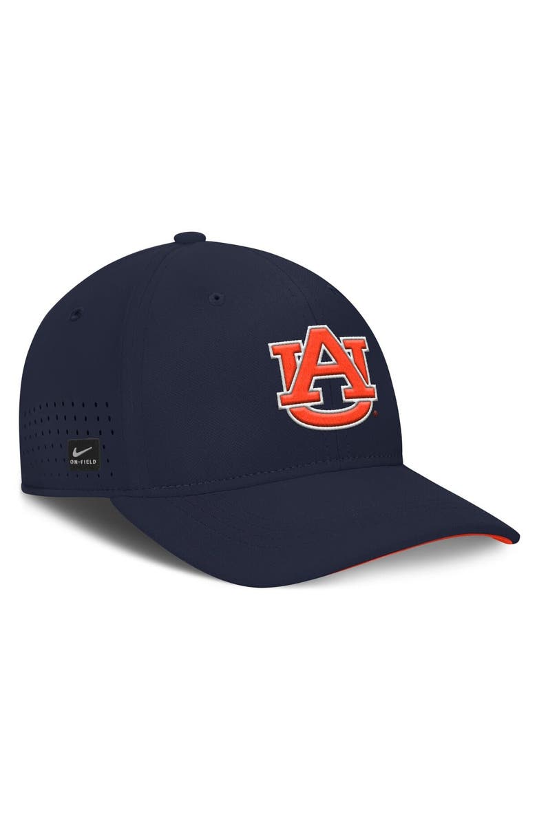 Nike Men's Nike Navy Auburn Tigers 2025 On-Field Gameday Dri-FIT Flex Hat, Alternate, color, 