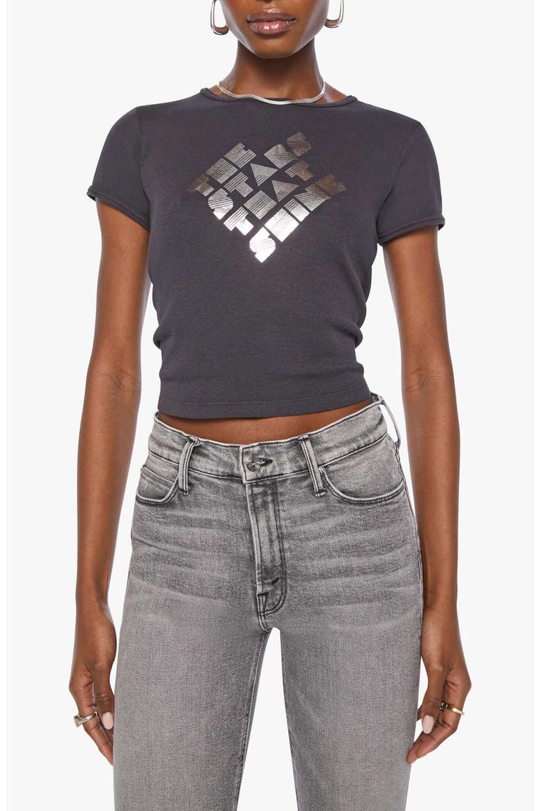 The Itty Bitty Ringer Graphic T-Shirt, Main, color, DAZZLE ME