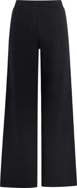 Favorite Daughter Fatigue Sisters Cotton & Cashmere Wide Leg Sweater Pants